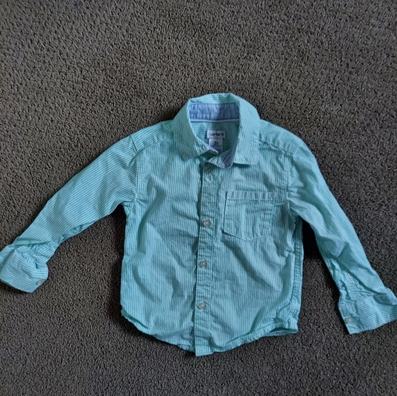 Lot of 2T Toddler Boy Button-Up Long Sleeve Dress Shirts|Guess|Old Navy|Carters - Picture 8 of 8
